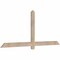 Ekena Millwork Eugene Smooth Timber Gable Bracket, Douglas Fir, 72"W x 30"H x 1 1/2"D x 3 1/2"F, 10/12 Pitch GBW072X30X0204EUG00SDF - alternate 2